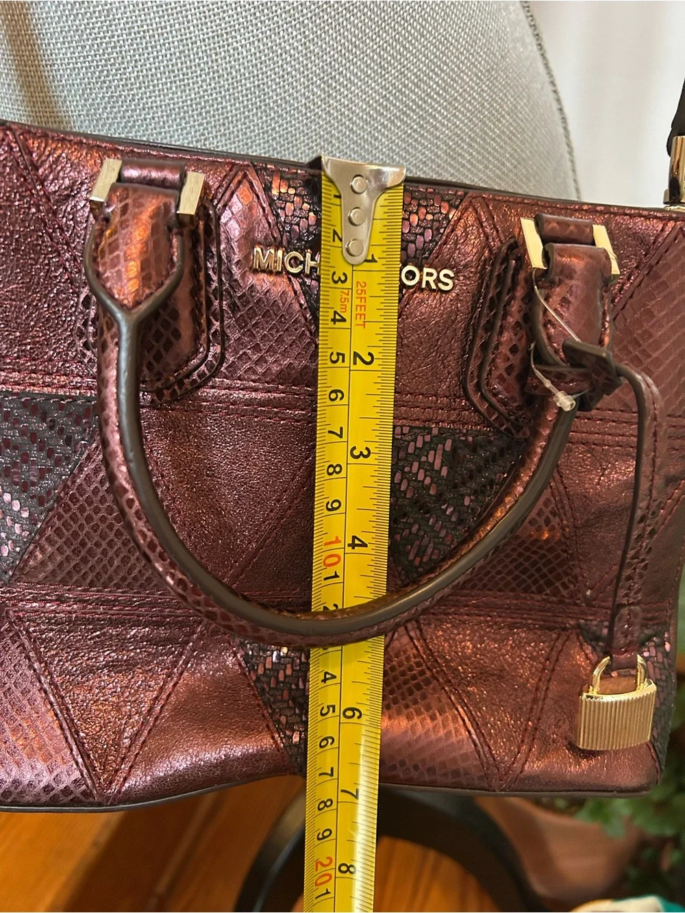 Michael Kors compact satchel